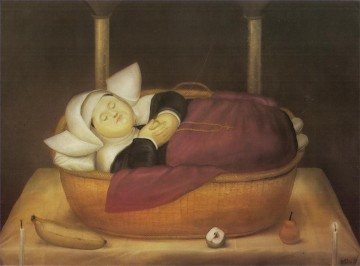 Fernando Botero Painting - Monja recién nacida Fernando Botero
